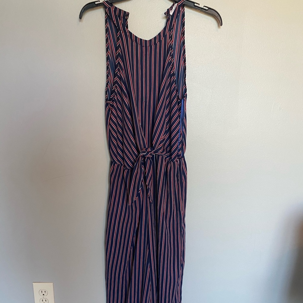 Striped jumpsuit